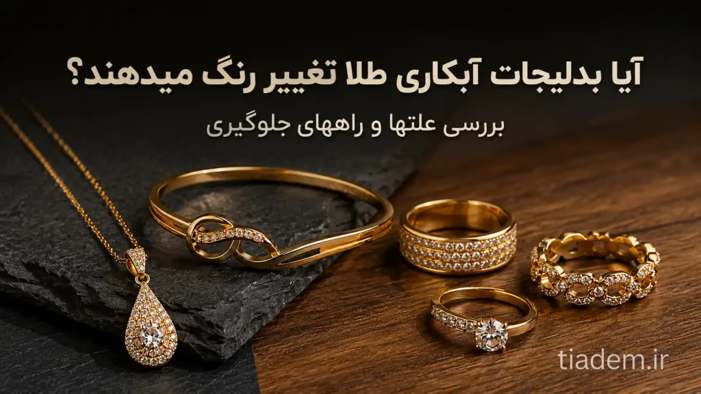 آیا بدلیجات آبکاری طلا تغییر رنگ میدهند؟ دلایل و راهکارها | تیادم