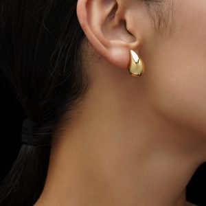 گوشواره میخی طرح اشک